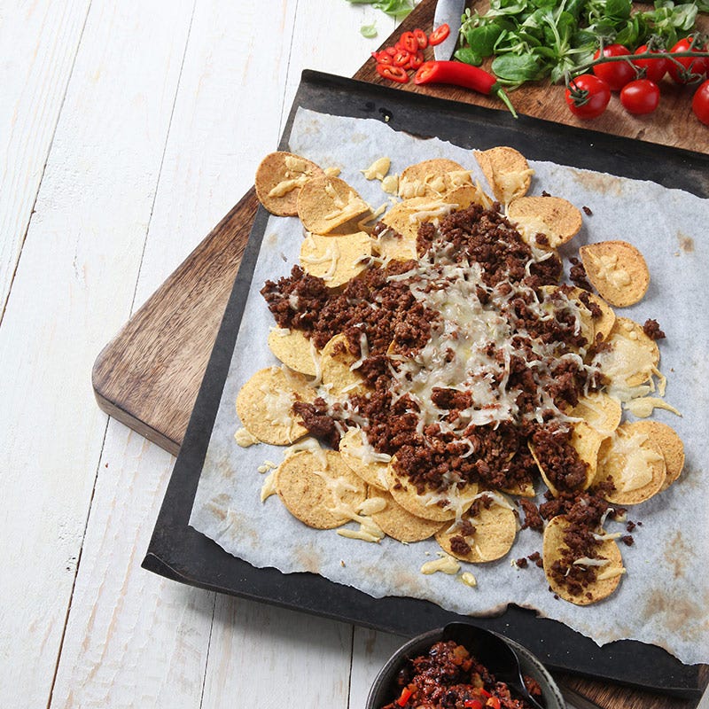 Foto av Nachos-plåt med färs och bönröra från WW ViktVäktarna