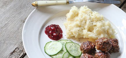 Köttbullar med potatismos