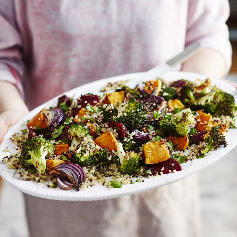 ViktVäktarna - Sallad med quinoa och ugnsstekta grönsaker