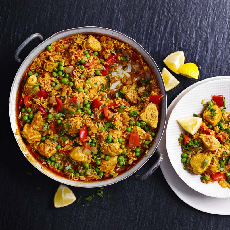 ViktVäktarna - Paella med kyckling och ärter