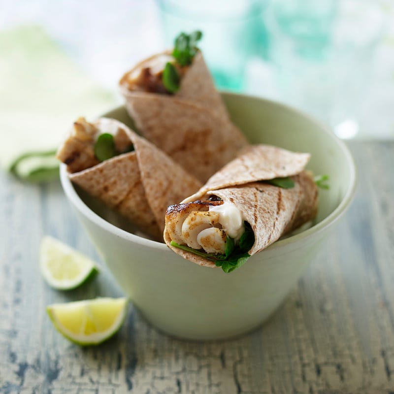 Photo of Spicy barbecued fish wrap by WW