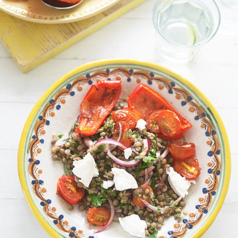 Photo of Lentil salad with goat’s cheese & roasted peppers by WW