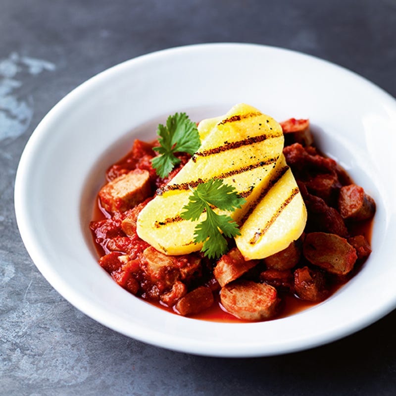 Photo of Sausage & aubergine hotpot with polenta by WW