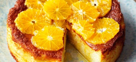 Honey, orange & almond cake