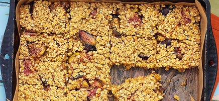 Figgy flapjacks
