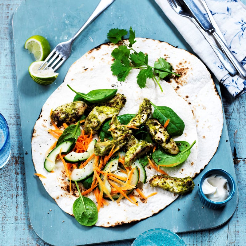 Photo of Thai chicken wrap by WW