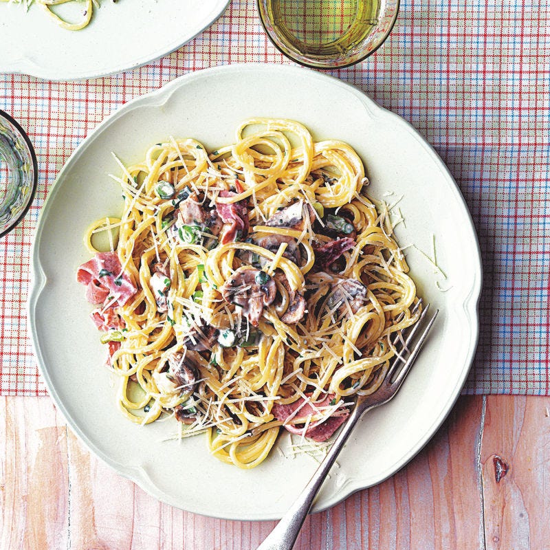 Photo of Speedy linguine carbonara by WW
