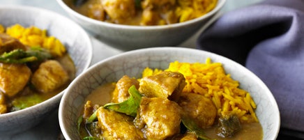 Chicken & aubergine masala
