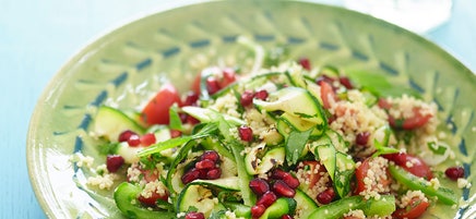 Courgette & mint salad