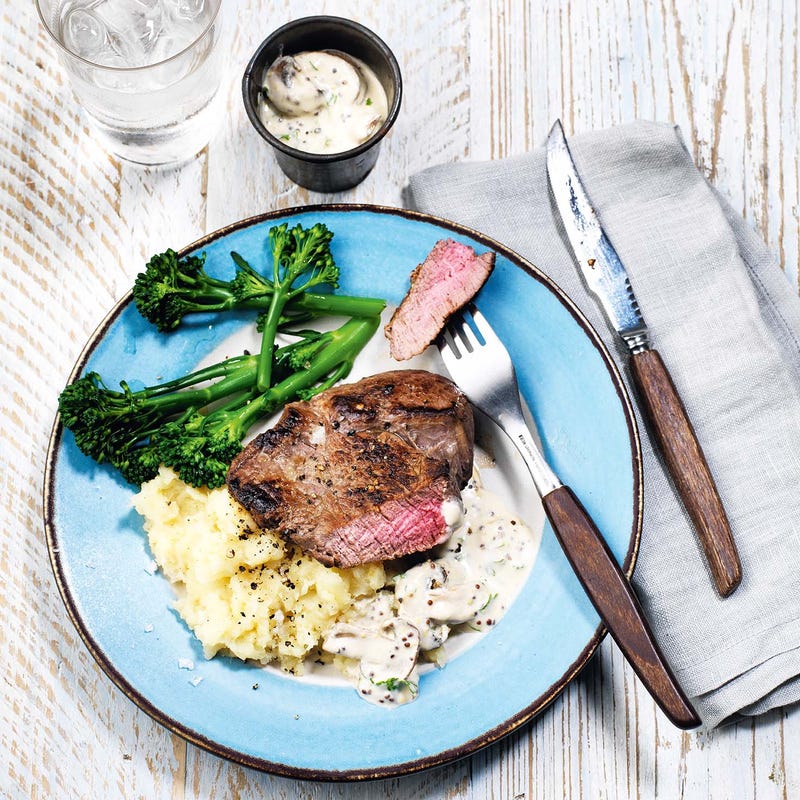 Photo of Rump steak with parsnip mash by WW