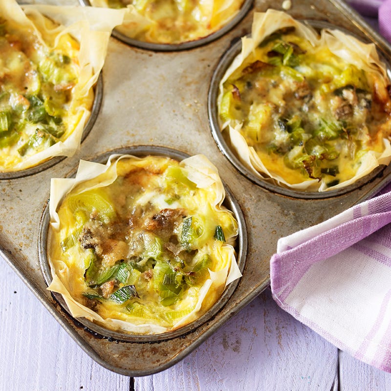 Photo of Stilton & leek tartlets by WW