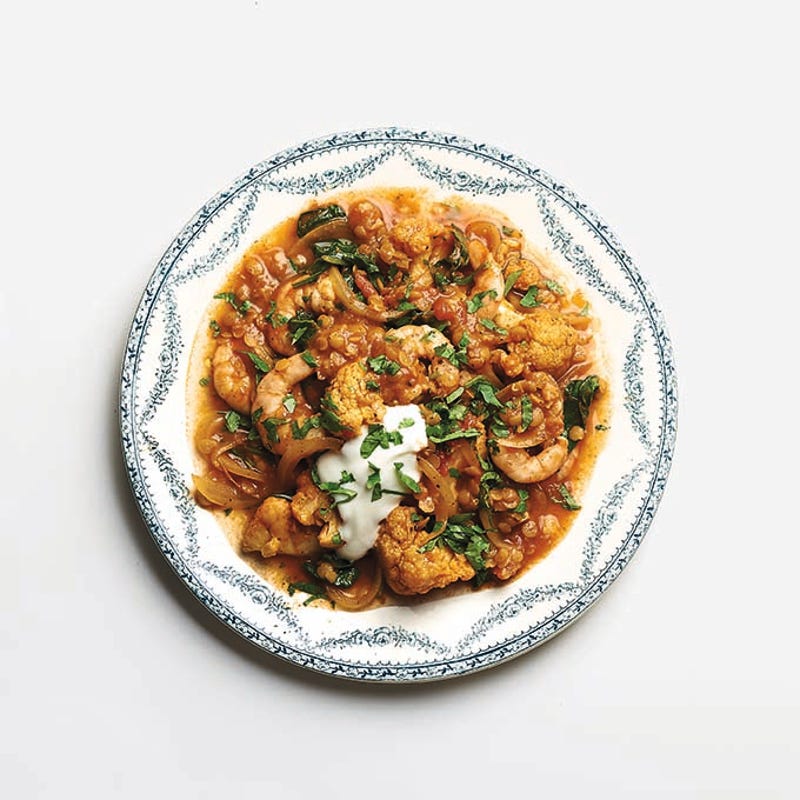 Photo of Prawn, red lentil and cauliflower curry by WW