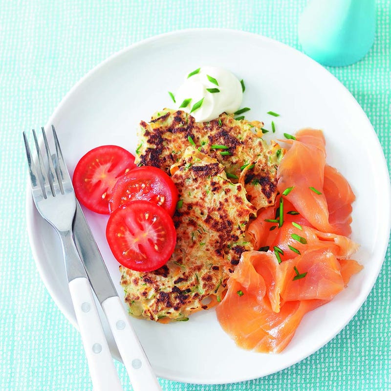 Photo of Courgette Fritters with Smoked Salmon by WW
