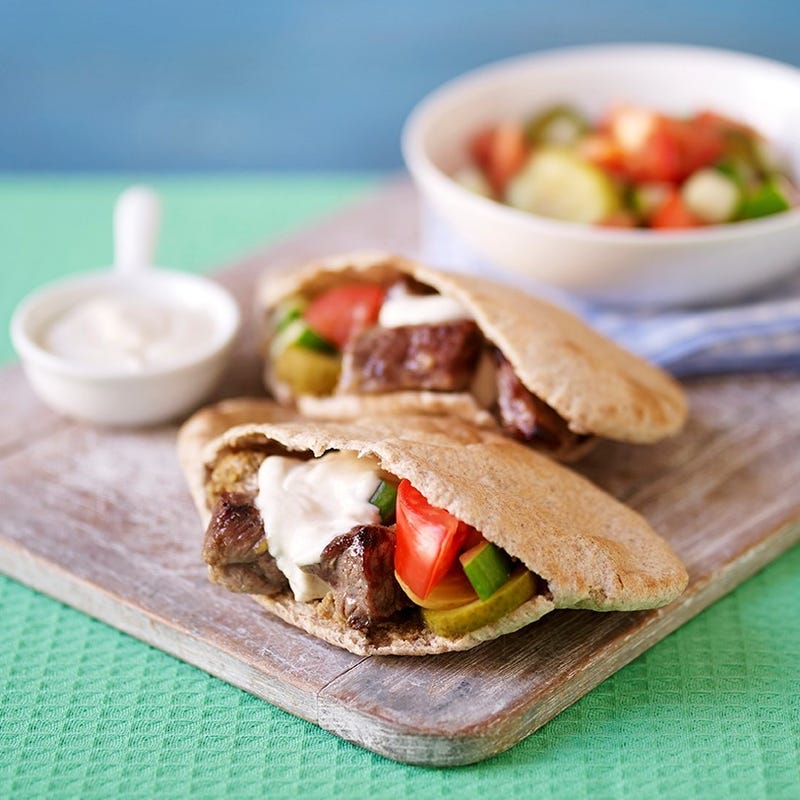 Photo of Lamb shawarma stuffed pittas by WW