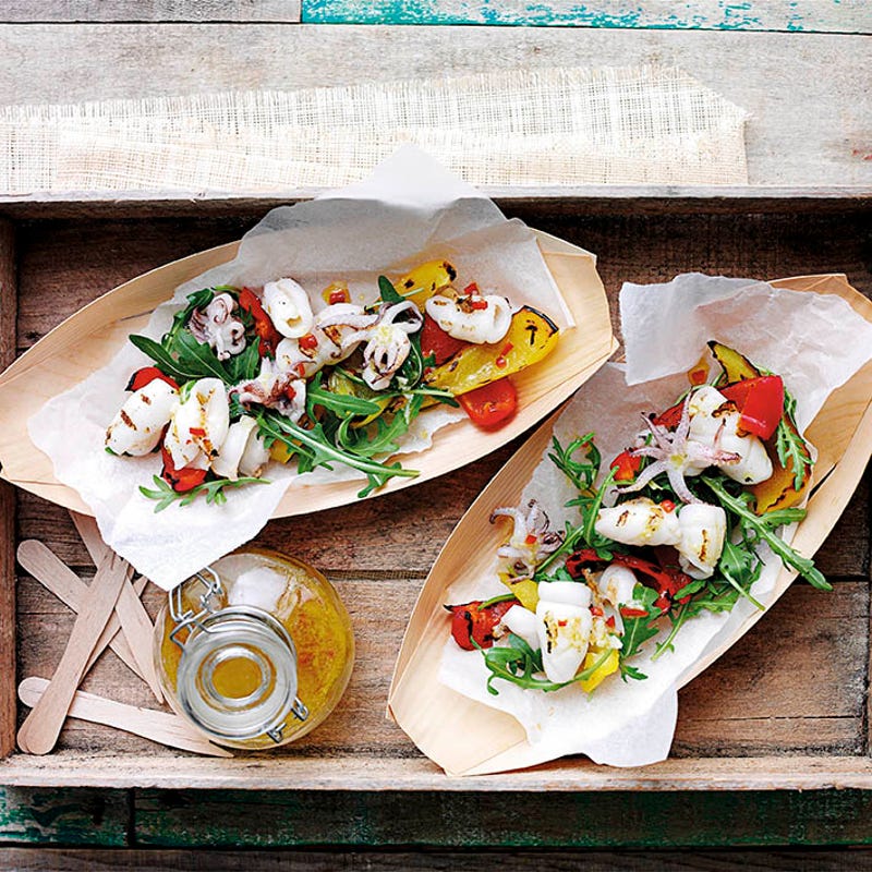 Photo of Pan-fried calamari with lemon & garlic by WW