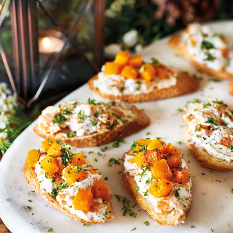 Photo of Roast butternut & ricotta crostini by WW