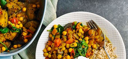 Chickpea vegetable curry