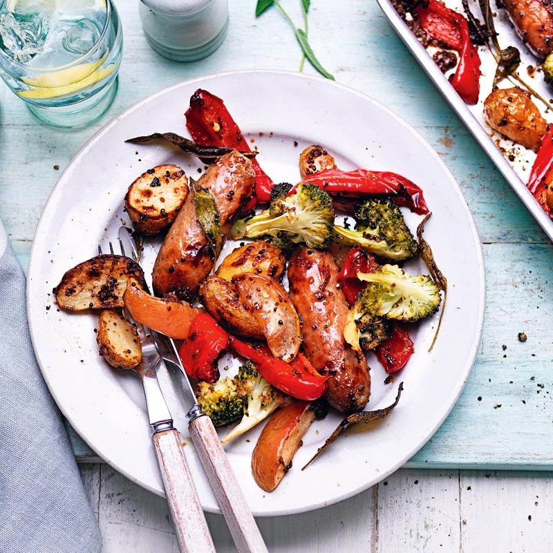 Photo of Sausage & apple traybake by WW