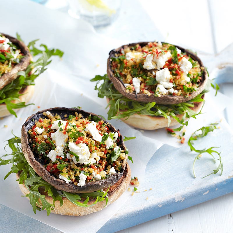 Photo of Open mushroom burgers by WW