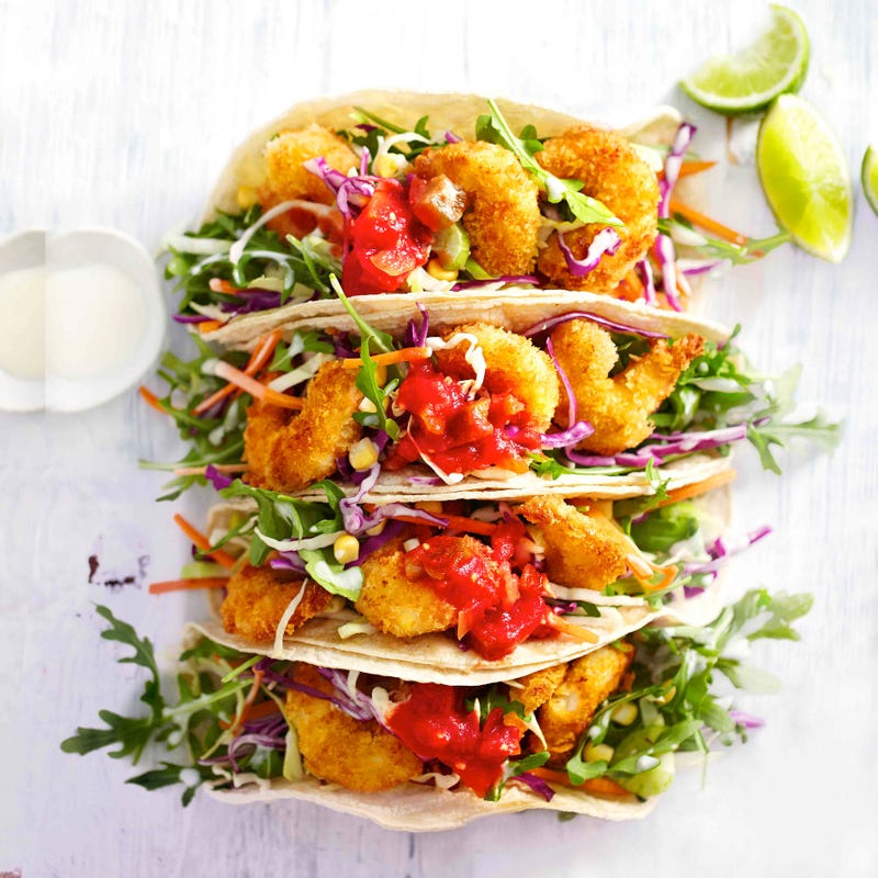 Photo of Popcorn prawn soft tacos by WW