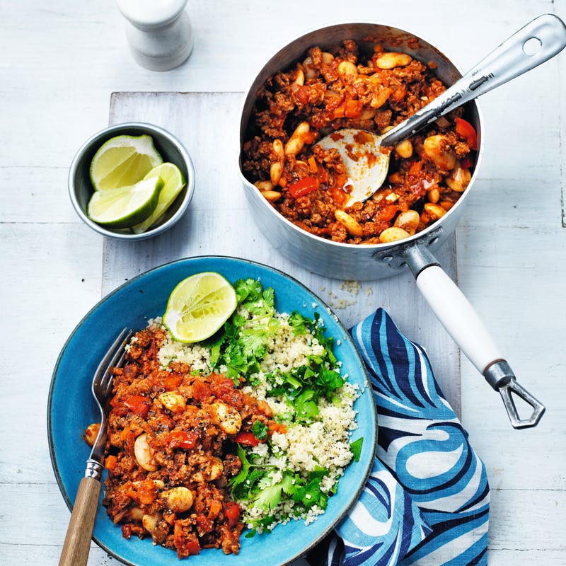 Photo of Veggie chilli with herby couscous by WW