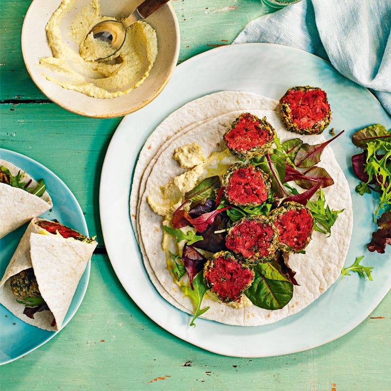 Photo of Beetroot & spinach falafel by WW