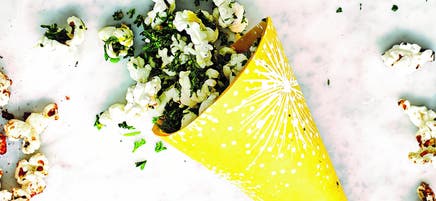 Kale & lemon popcorn