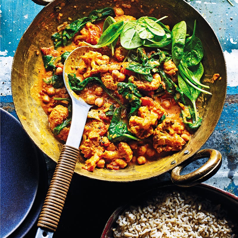 Photo of Cauliflower, chickpea & spinach curry by WW