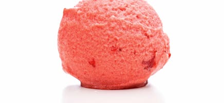 Strawberry & banana ice cream