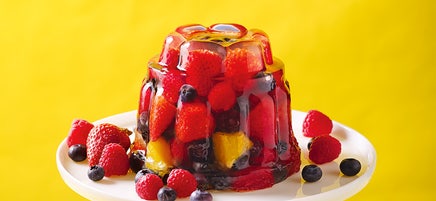 Berry & elderflower fruit jelly