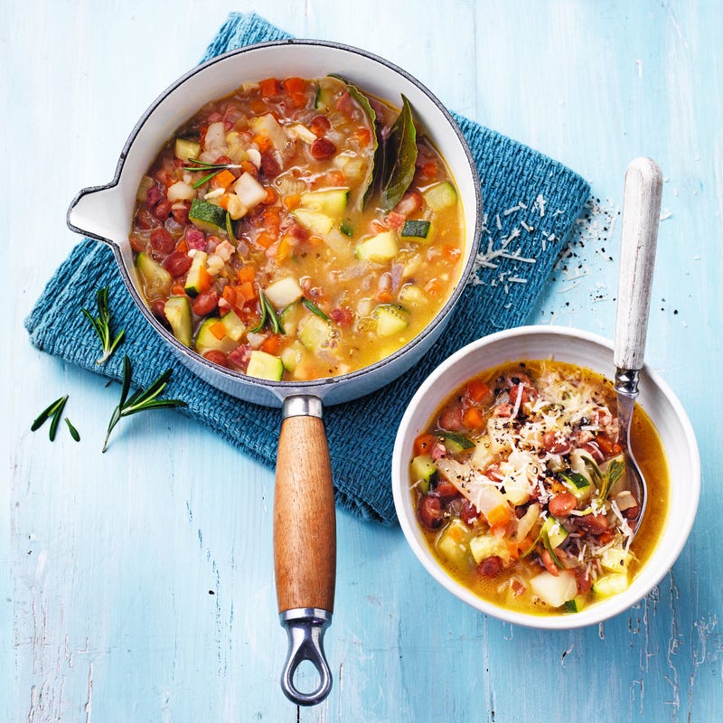 Photo of Borlotti bean soup with pancetta by WW