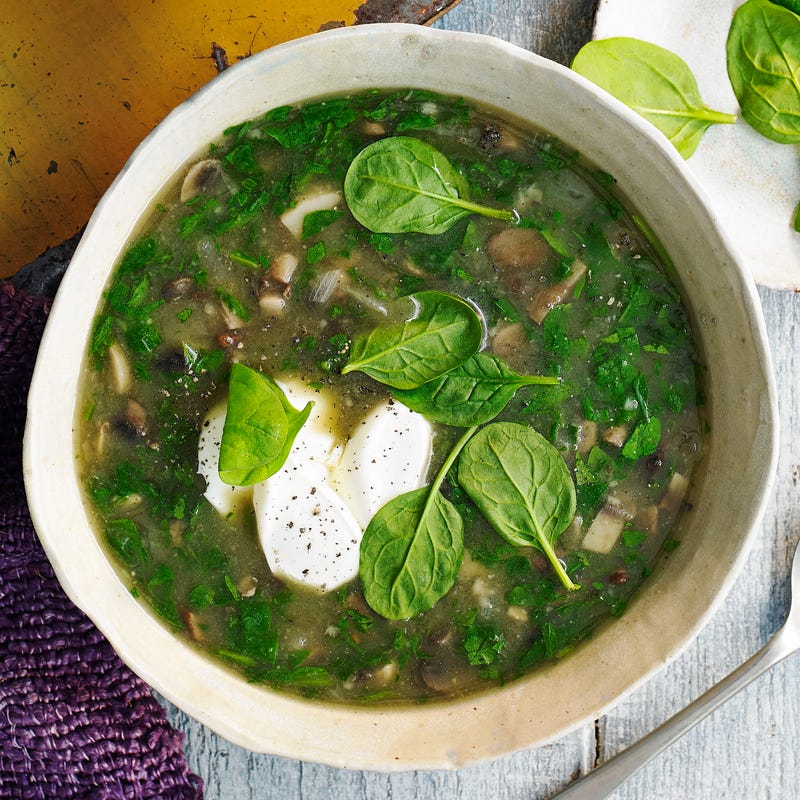 Photo of Mushroom & spinach soup by WW
