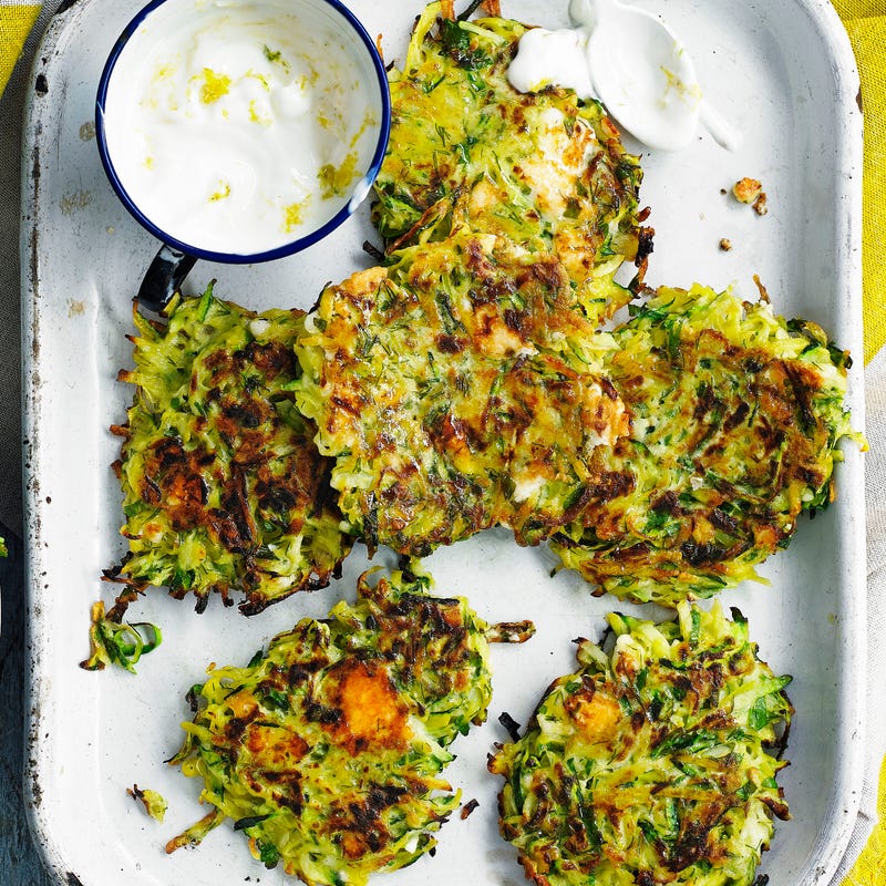 Photo of Courgette & feta fritters by WW
