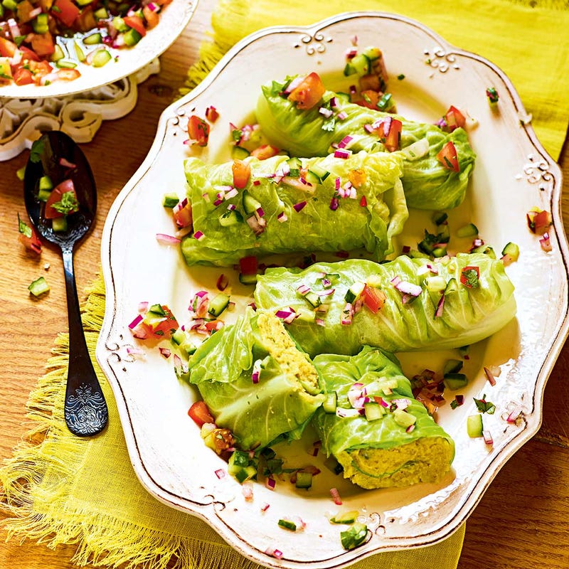Photo of Steamed cabbage stuffed with chana dhal by WW