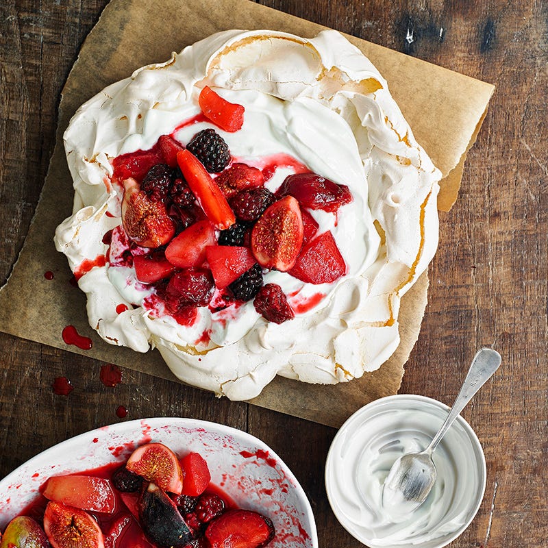 Photo of Poached fruit pavlova by WW