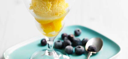 Mango sorbet