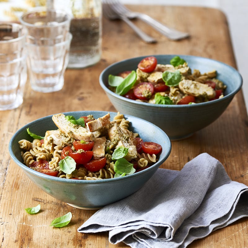 Photo of Grilled chicken with pesto pasta by WW