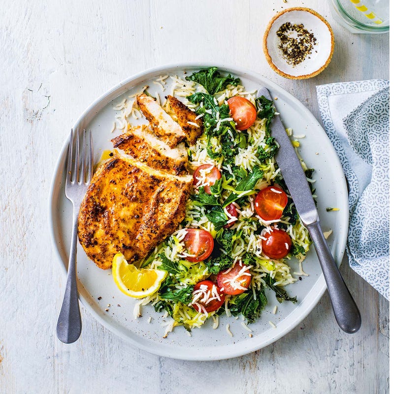 Photo of Piri piri chicken with kale rice by WW