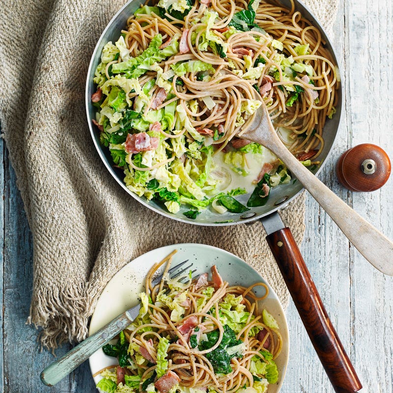 Photo of Bacon & cabbage pasta by WW