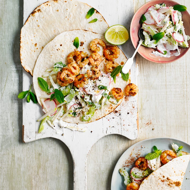 Photo of Prawn & apple slaw wraps by WW