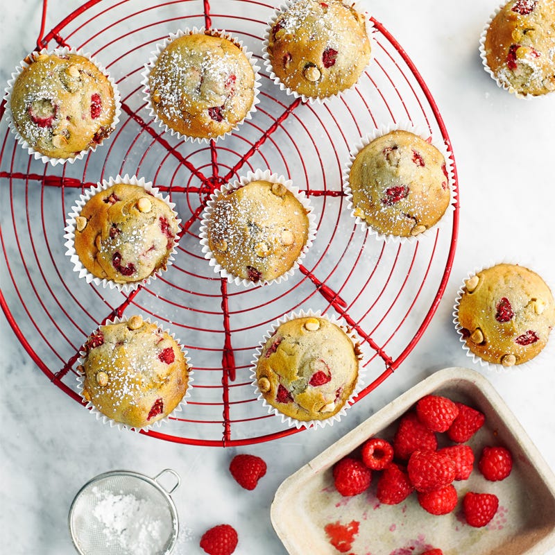 Photo of Raspberry & white chocolate muffins by WW