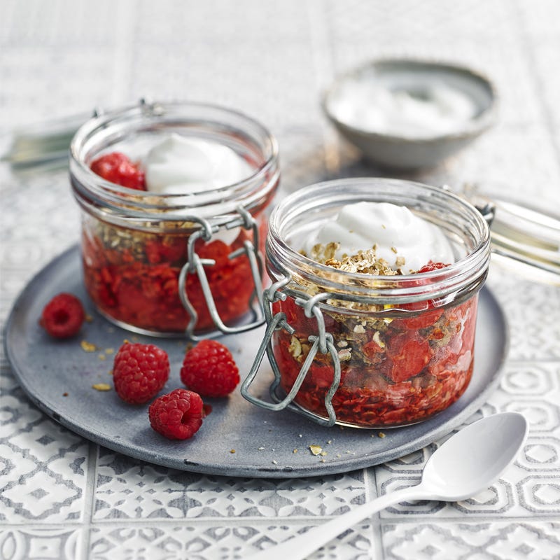 Photo of Maple raspberry yogurt pots by WW