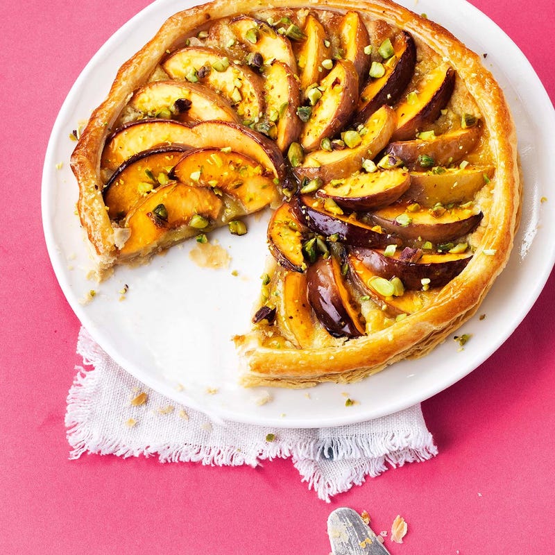 Photo of Peach & pistachio frangipane tart by WW