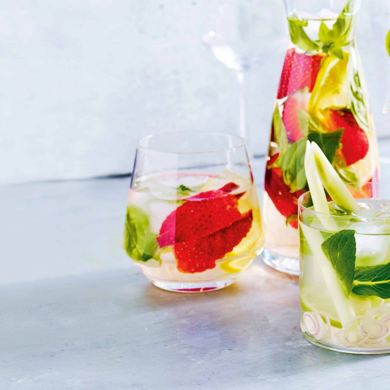 Photo of Strawberry, basil & lemon water by WW