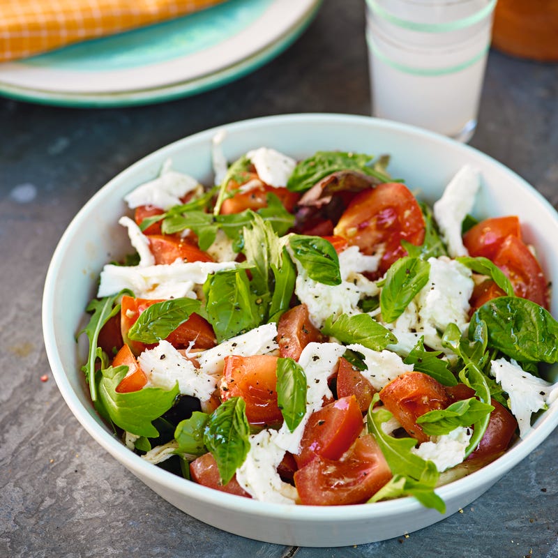 Photo of Basil, mozzarella and tomato salad by WW