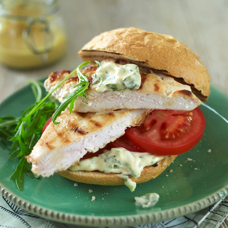 Photo of Chicken salad sandwich with herby lemon mayo by WW