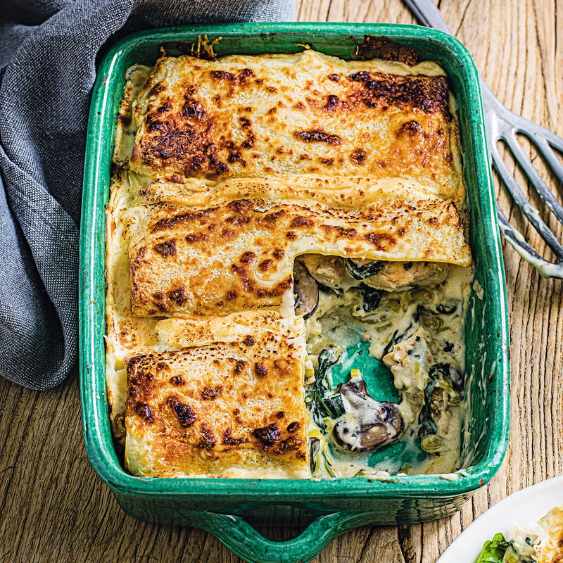 Photo of Chicken & chestnut mushroom lasagne by WW