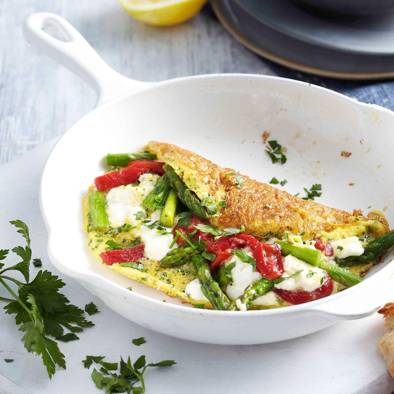 Photo of Ricotta & asparagus omelette by WW