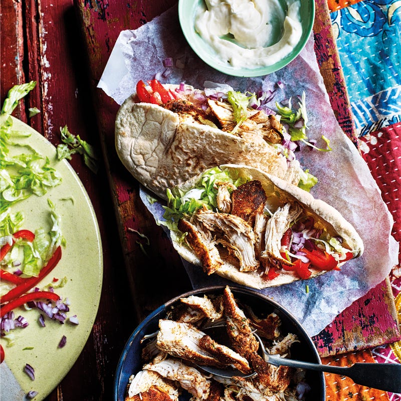 Photo of Cajun chicken pittas by WW