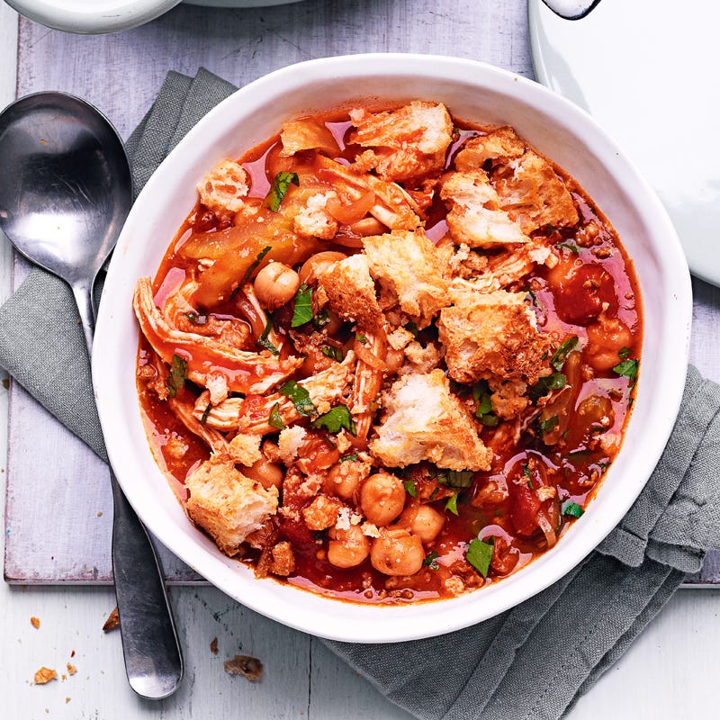 Photo of Moroccan-style chicken & chickpea soup by WW